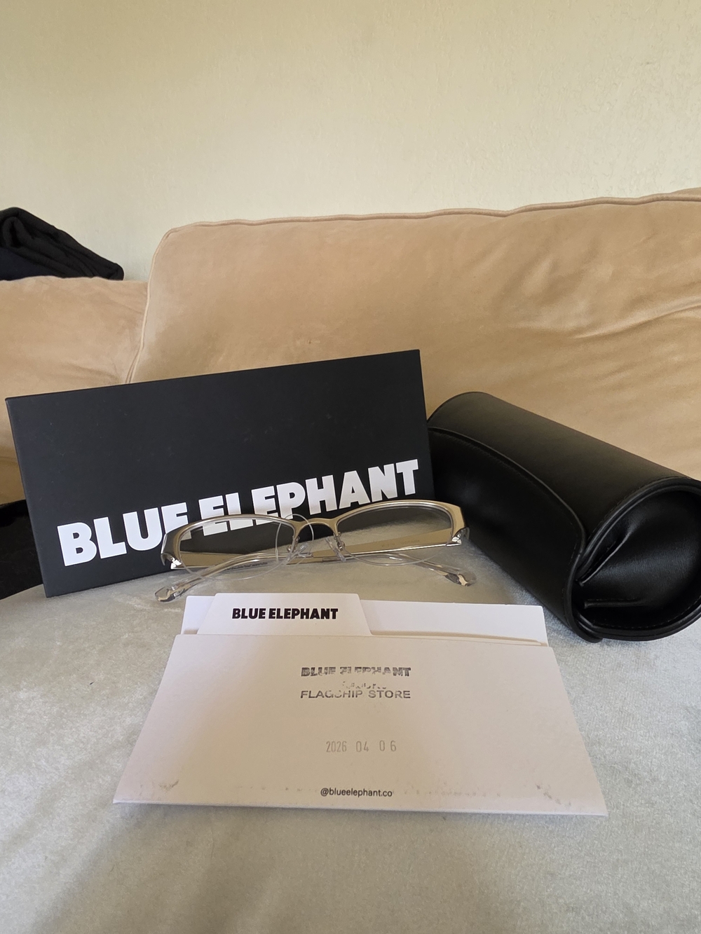 Blue Elephant Non-Prescription Glasses